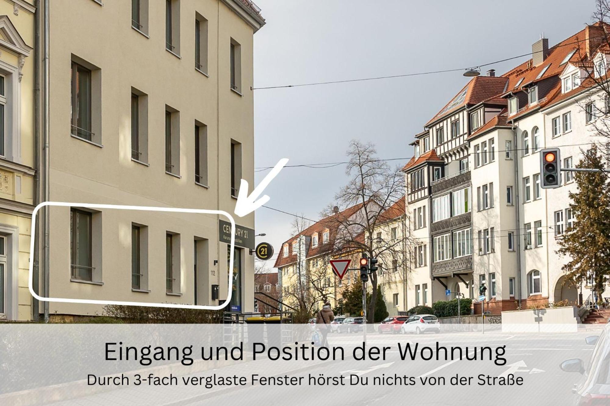 Bohnapartments - Altstadtoase - Balkon Und Garten - Wlan Erfurt Eksteriør bilde
