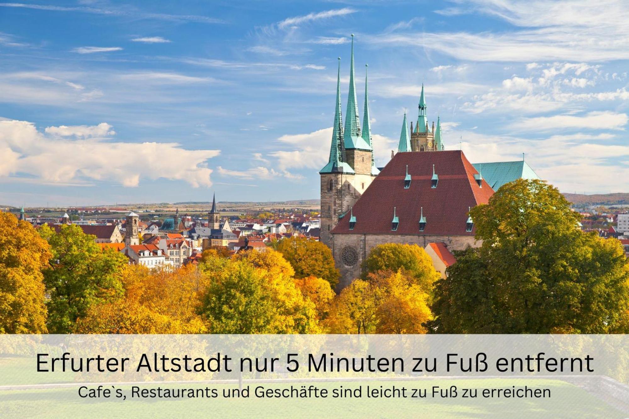 Bohnapartments - Altstadtoase - Balkon Und Garten - Wlan Erfurt Eksteriør bilde